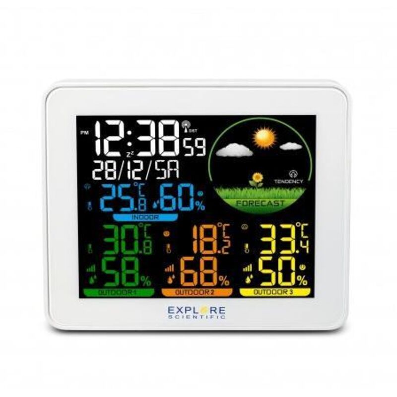 foto del prodotto oregon scientific oxs058 barometro con display stazione barometrica digitale bianco