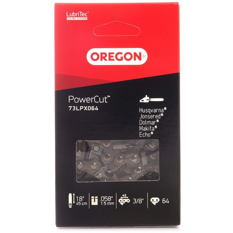 foto del prodotto oregon - super chisel - catena per motosega, passo 3 8'', a 64 maglie