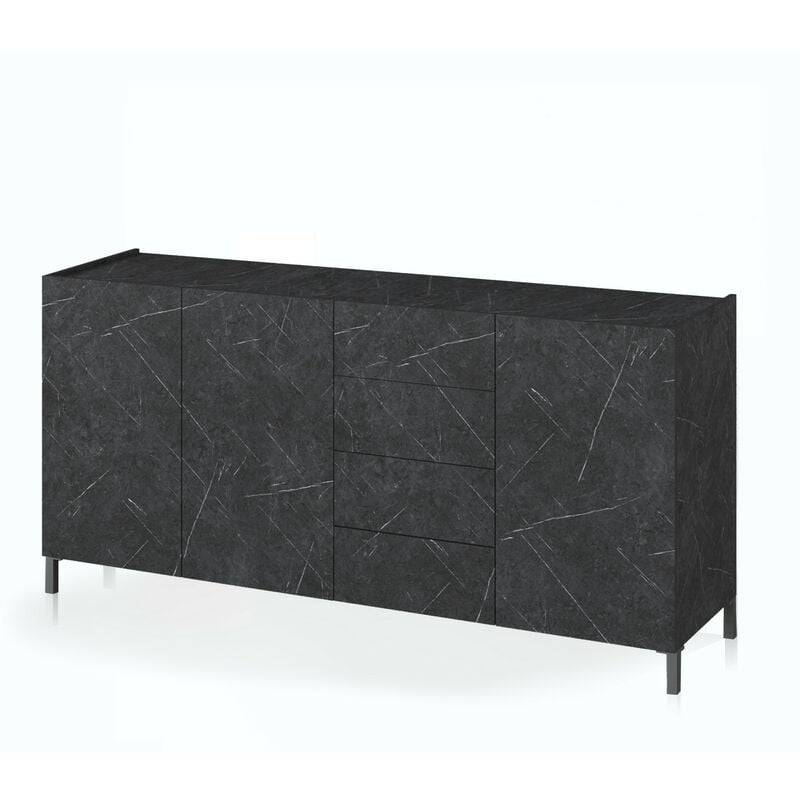 foto del prodotto oresteluchetta madia grande durham black marble