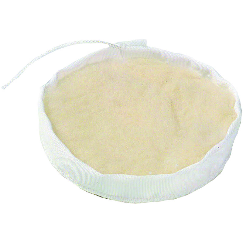 foto del prodotto orework tivoly cuffia per lucidatura in cotone con cordino 125mm per lucidare tutte le superfici