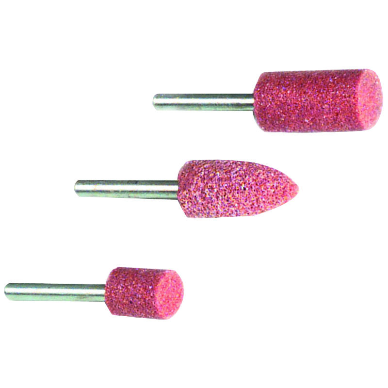 foto del prodotto orework tivoly set di 3 pezzi assortimento di mole mola cilindrica mola tonda mola circolare da 8mm a 10mm per sgrossatura metallo