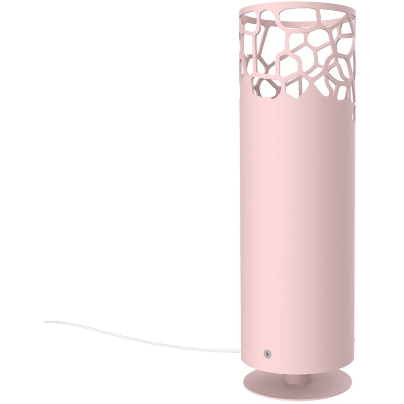 foto del prodotto organic lampada da terra, 1x e27, max 42w, metallo, rosa, h.30cm lumicom