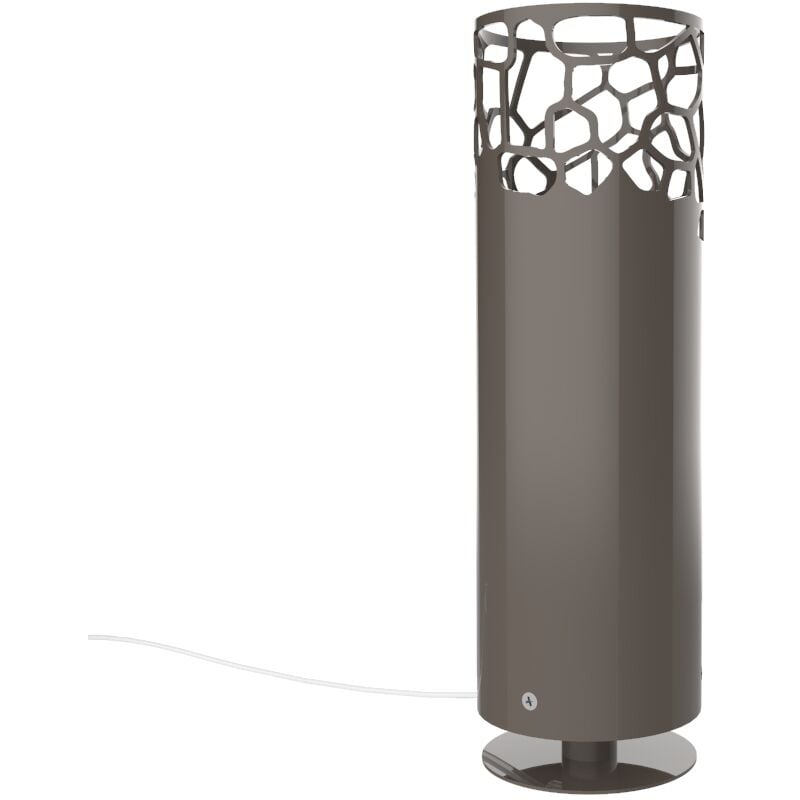 foto del prodotto organic lampada da terra, 1x e27, max 42w, metallo, tortora lucido, h.30cm lumicom