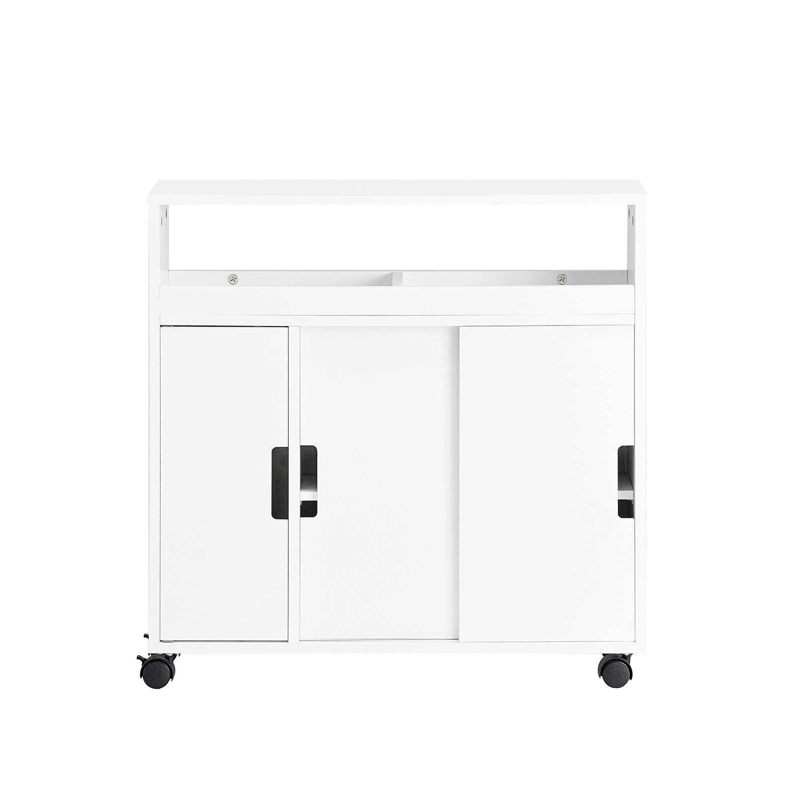 foto del prodotto organizer bagno mobile bagno salvaspazio portarotolo bianco bzr02 w