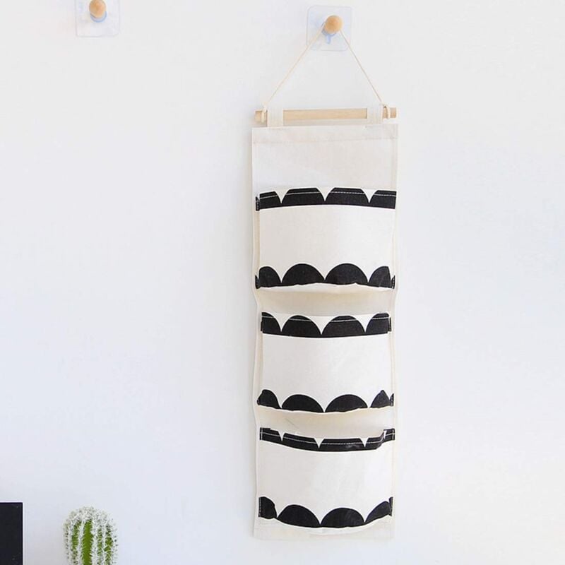 foto del prodotto organizer da appendere per la cameretta dei bambini con 3 tasche, sistemi di organizzazione, porta a parete, borsa portautensili da appendere