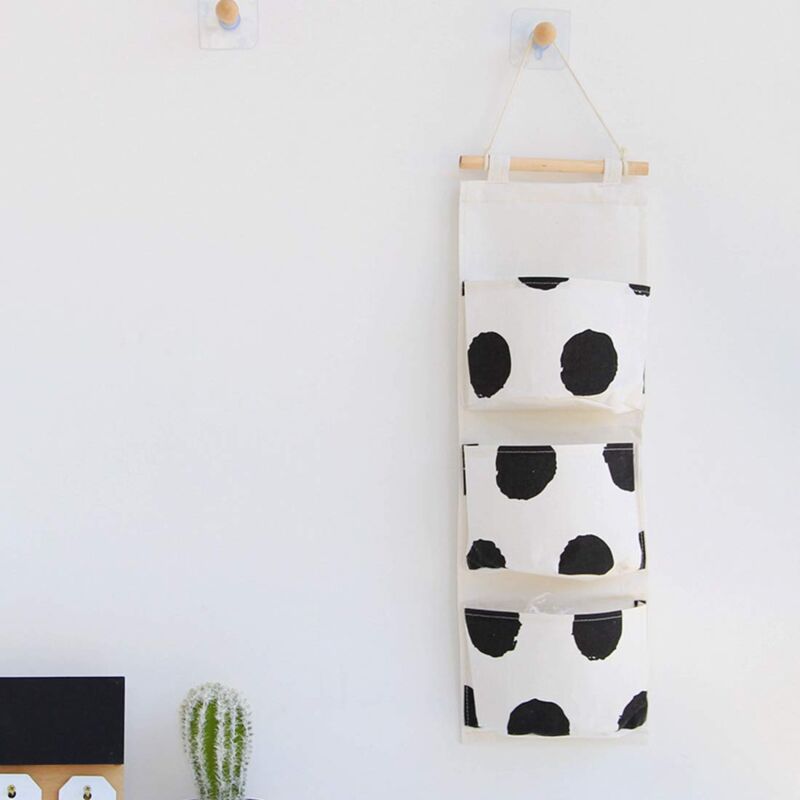 foto del prodotto organizer da appendere per la cameretta dei bambini con 3 tasche, sistemi di organizzazione, porta a parete, borsa portautensili da appendere