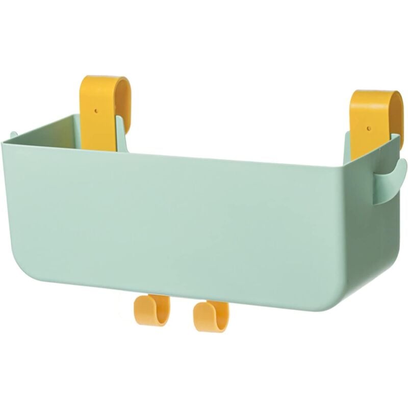 foto del prodotto organizer da comodino, cestino portaoggetti sospeso come accessorio per letto a castello, rampa multi tasche per mensola letto a castello