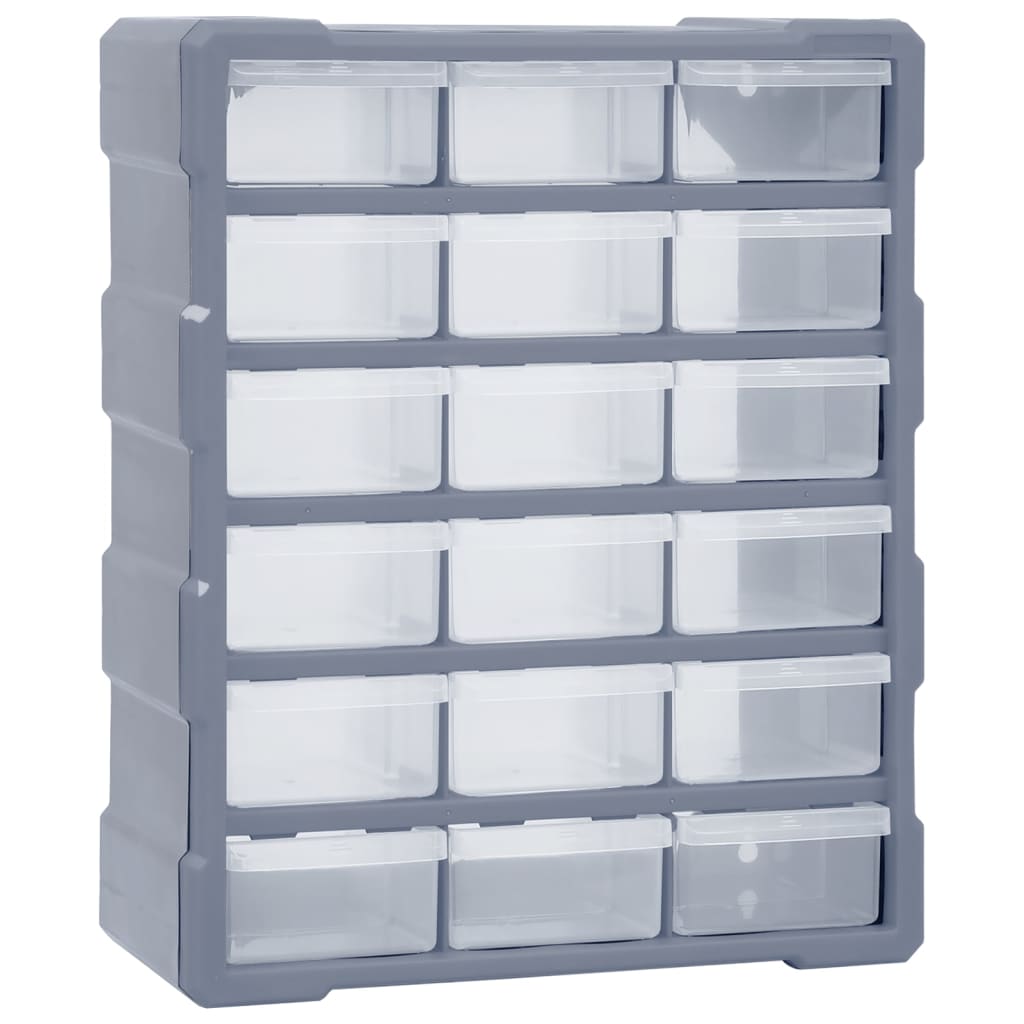 foto del prodotto organizer multicassettiera con 18 cassetti centrali 47 cm 02 0003250