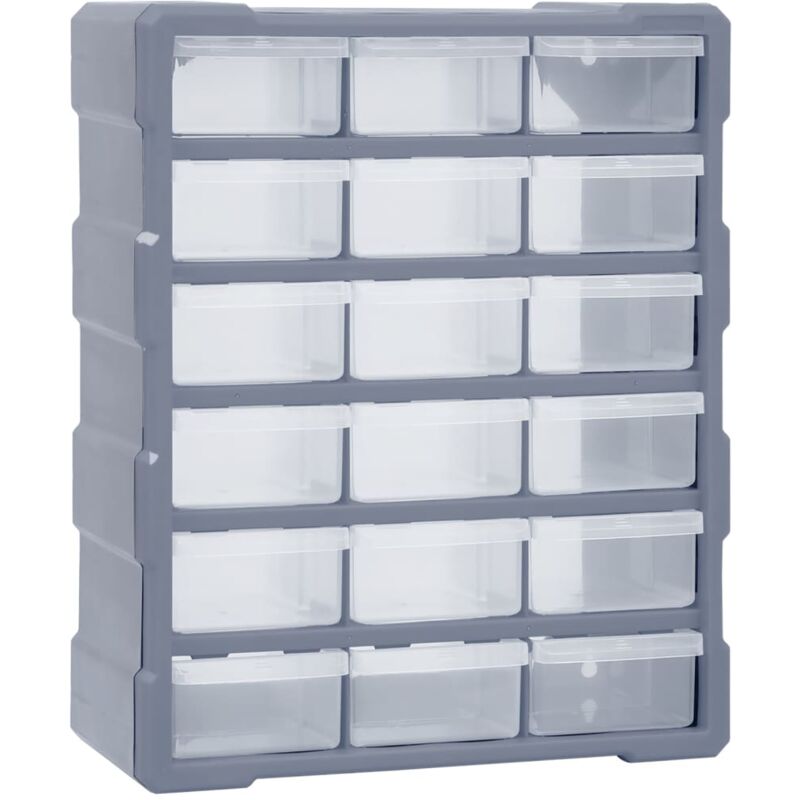 foto del prodotto organizer multicassettiera con 18 cassetti centrali 47 cm 020003250