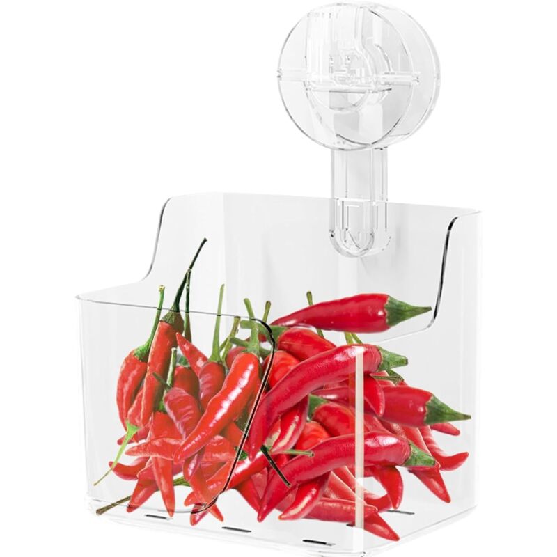 foto del prodotto organizer per ante di armadietti contenitore portaoggetti da parete mensola per ante, supporto a ventosa per cucina, organizer per cestini da parete