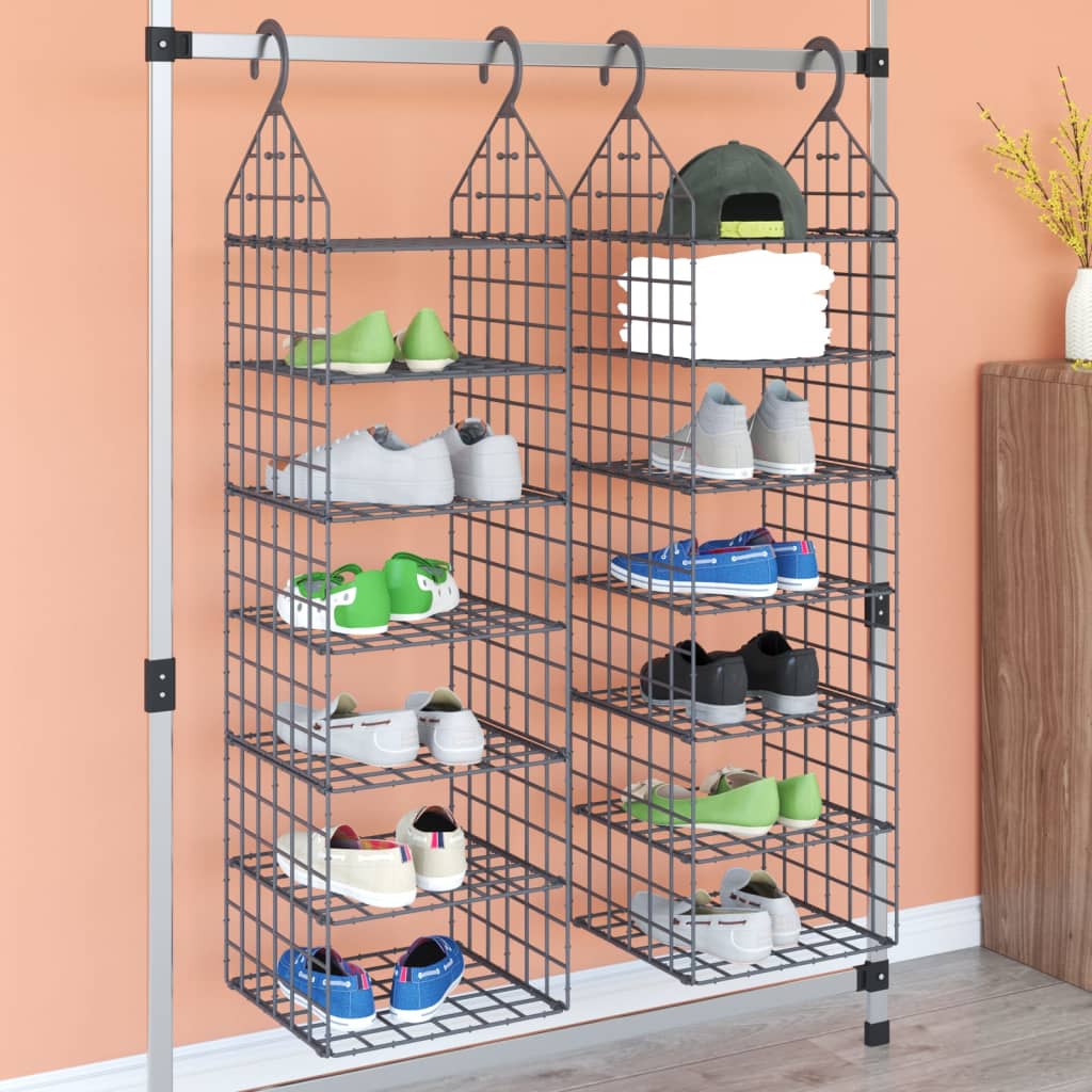 foto del prodotto organizer per armadio da appendere con 7 ripiani 2 pzcod mxl 125528