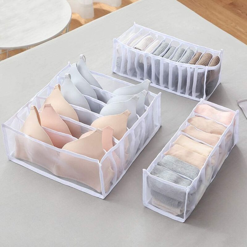 foto del prodotto organizer per cassetti pieghevole 1 pezzo per riporre biancheria intima, organizer per vestiti per cassettiere, per calzini, biancheria intima,