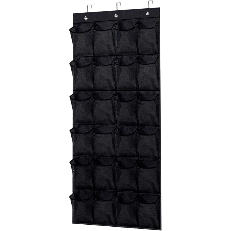 foto del prodotto organizer per scarpe da appendere alla porta, portascarpe da appendere alla porta 24 tasche in rete extra large per organizer per scarpe da