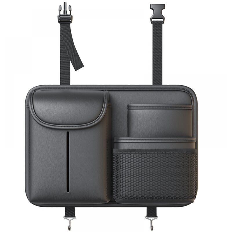 foto del prodotto organizer per schienale sedile auto per nissan 350z 370z kicks, borsa portaoggetti per sedile posteriore con accessorio porta fazzoletti
