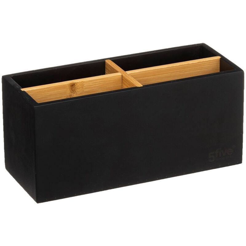 foto del prodotto organizzatore a 4 scomparti natur o nero 5five