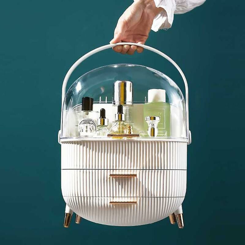 foto del prodotto organizzatore cosmetico di lusso con cassetti e maniglie