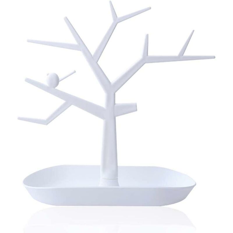 foto del prodotto organizzatore di gioielli torre dell albero, espositore girevole per la vendita al dettaglio, girevole girevole, supporto per gioielli con albero