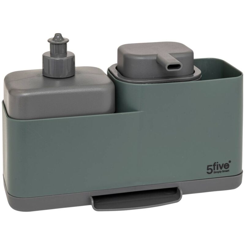 foto del prodotto organizzatore per lavello neo con dispenser verde 5five