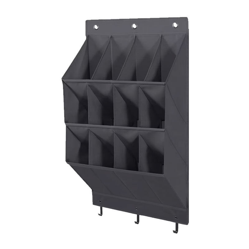 foto del prodotto organizzatore per scarpe da appendere alla porta, organizer per scarpe da appendere all armadio con 12 ampie tasche profonde, portascarpe da