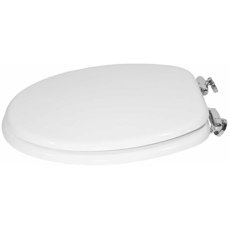 foto del prodotto originale sedile wc bianco universale igienico chiusura ammortizzata soft closing tavoletta copriwater - em