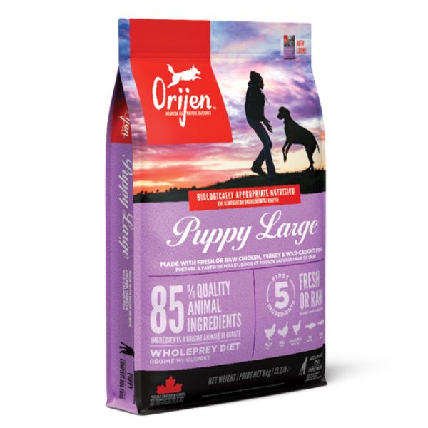 foto del prodotto orijen puppy large dog food 11,4 kg croccantini per cani 1 ordine scegli lo sconto bzr5 bzr20 200 punti fedelt 