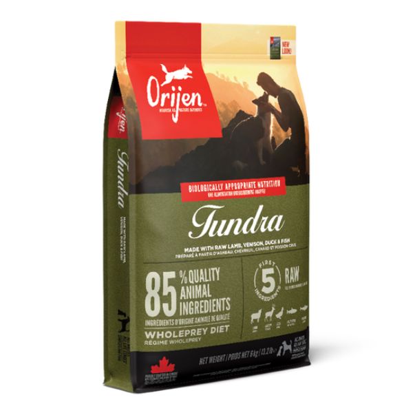 foto del prodotto orijen tundra dog food 11,4 kg croccantini per cani 1 ordine scegli lo sconto bzr5 bzr20 200 punti fedelt 