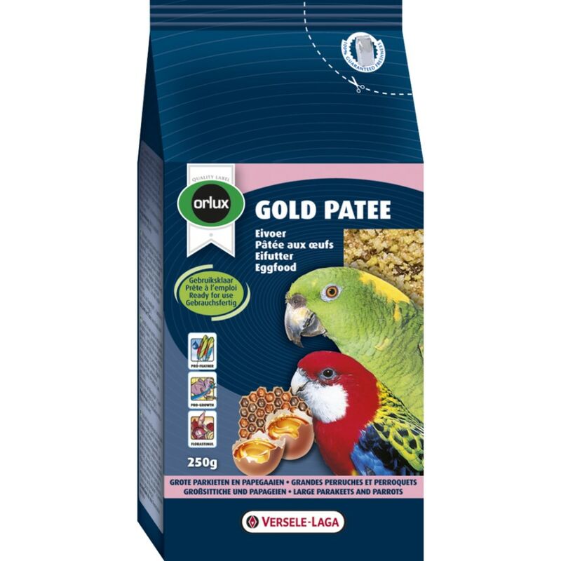 foto del prodotto orlux patee oro grandi parrocchetti e pappagalli 0,3 kg