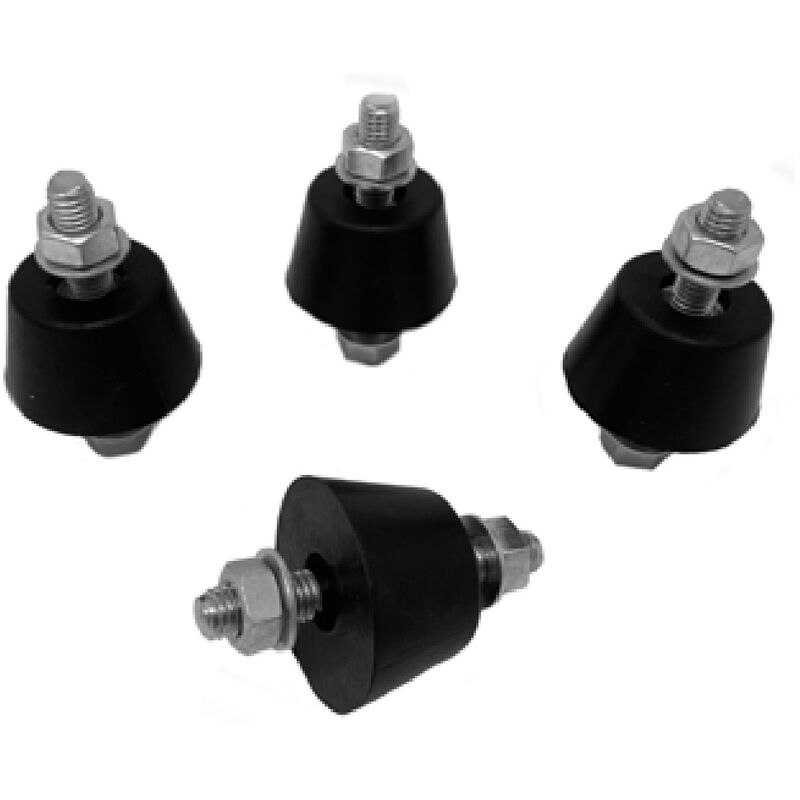 foto del prodotto ormant supporto antivibrante in kit antivibranti per staffe climatizzatore m8 nero in cfz da 4 pz