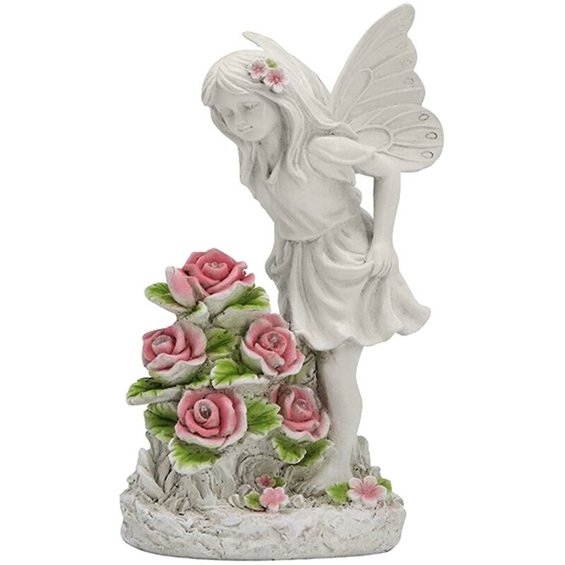foto del prodotto ornamento da giardino angelo gnomo in resina per la decorazione domestica all aperto