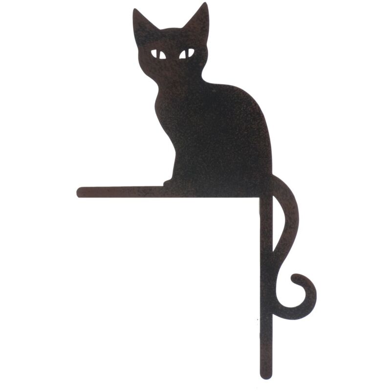 foto del prodotto ornamento da parete con gatto in metallo lampada da parete decorativa per la casa, in stile romantico e moderno, ideale per gli amanti dei gatti