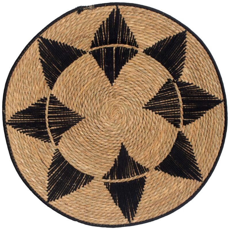 foto del prodotto ornamento da parete con palme naturali e alghe marine per la decorazione del giardino, stile boho, pittura decorativa per interni