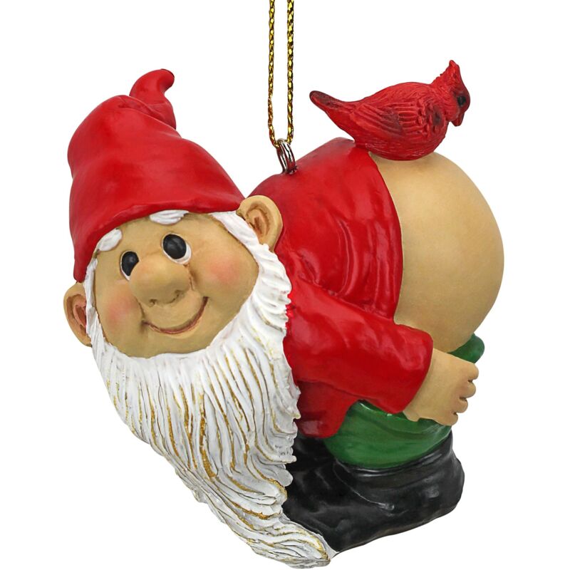 foto del prodotto ornamento di natale garden gnomes figurine loonie moonie gnome gnomi spregiudicatezza statue mooning gnomi