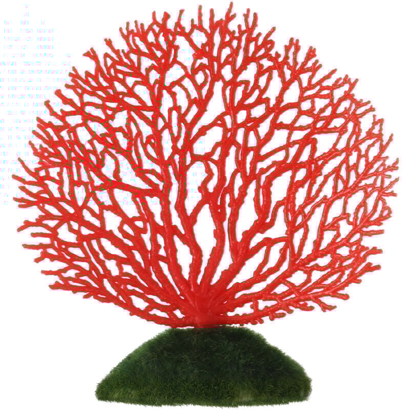 foto del prodotto ornamento di piante di corallo artificiale in plastica decorazione acquario per acquario subacqueo rosso eosnow