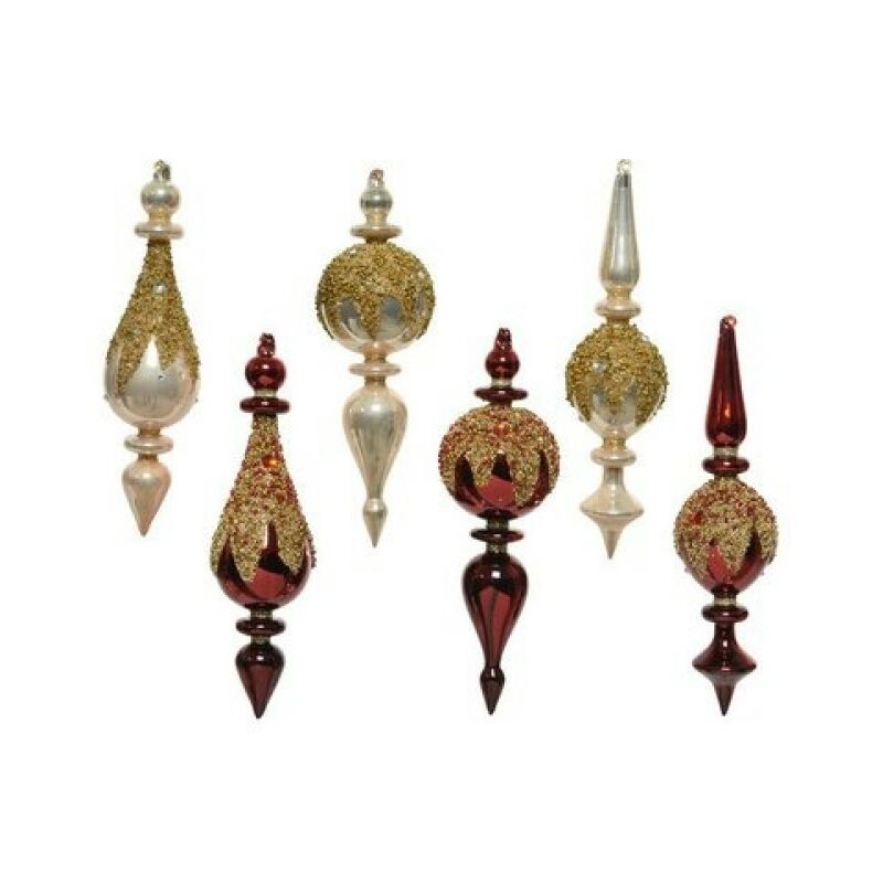 foto del prodotto ornamento vetro assortite d8 h26