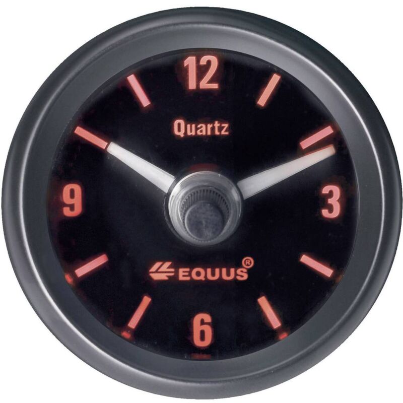 foto del prodotto orologio al quarzo analogico equus 656789 strumento da incasso 4 led blu, verde, giallo, rosso 52 mm