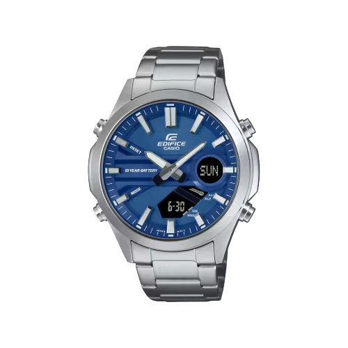 foto del prodotto orologio casio efv c120d 2aef edifice silver e blue