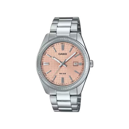 foto del prodotto orologio casio mtp 1302pe 4avef standard silver e pink