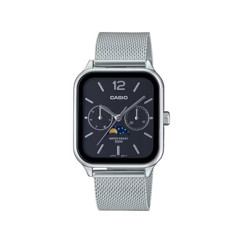 foto del prodotto orologio casio mtp m305m 1aver standard silver e black
