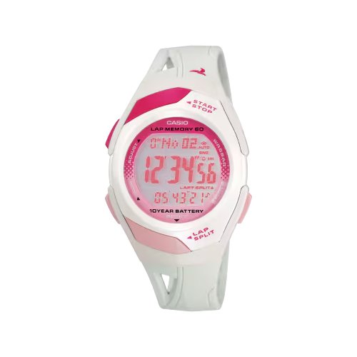 foto del prodotto orologio casio str 300 7eg sports white e pink