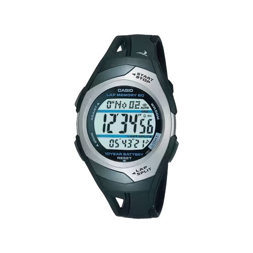 foto del prodotto orologio casio str 300c 1vef sports black e silver