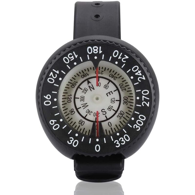 foto del prodotto orologio con bussola orologio subacqueo impermeabile per l emisfero settentrionale orologio subacqueo con visione notturna con bussola esterna