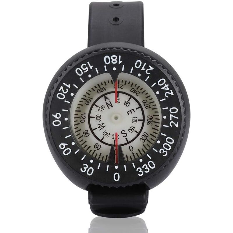 foto del prodotto orologio con bussola orologio subacqueo impermeabile per l emisfero settentrionale orologio subacqueo con visione notturna con bussola esterna