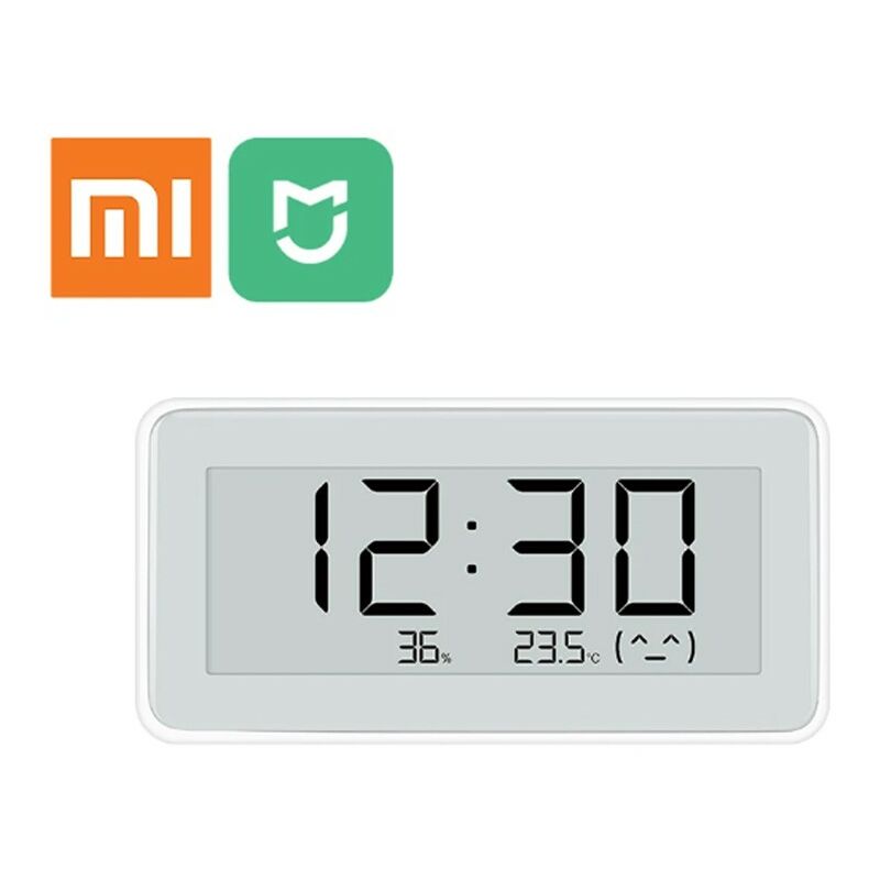 foto del prodotto orologio con sensore di temperatura e umidit xiaomi