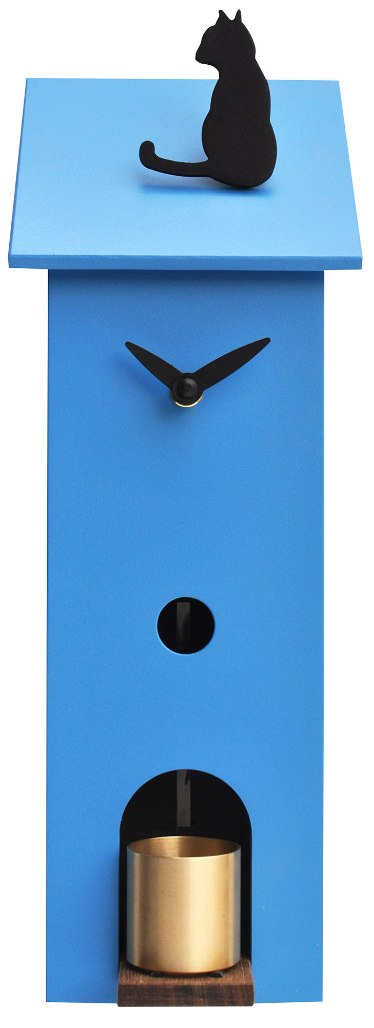 foto del prodotto orologio da parete 13x37x11cm pirondini italia solitario blu chiaro