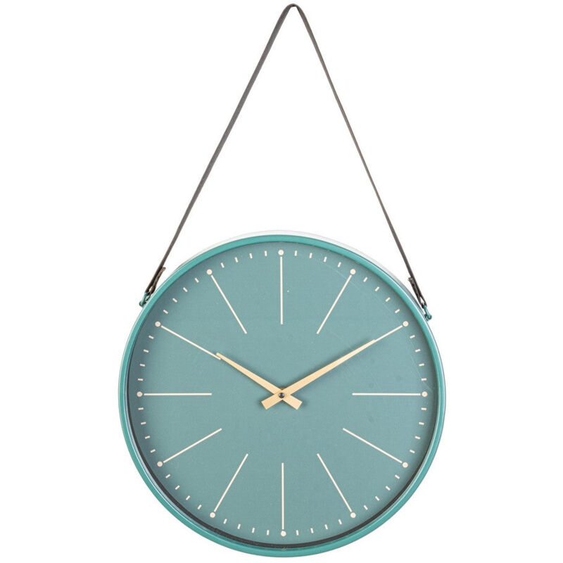 foto del prodotto orologio da parete 40x6x66 cm in legno timely verde