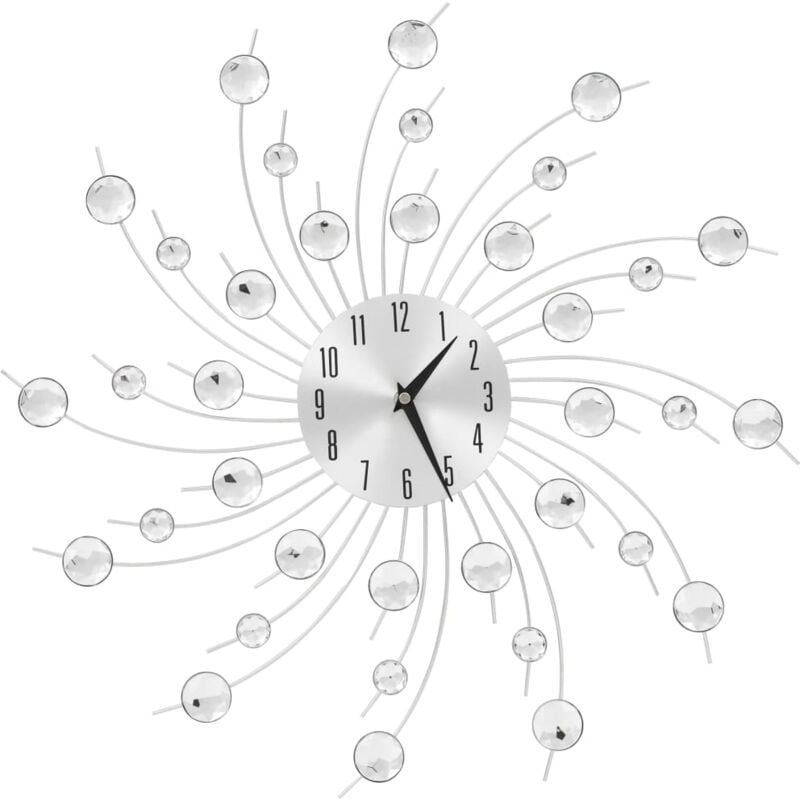 foto del prodotto orologio da parete con movimento al quarzo design moderno 50 cm vidaxl
