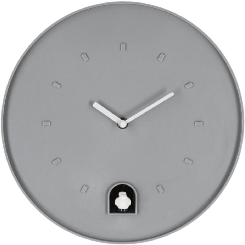 foto del prodotto orologio da parete damian con cuc in plastica 30x8 cm a batteria bianco