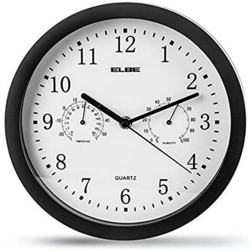 foto del prodotto orologio da parete elbe rp 1005 n bianco nero