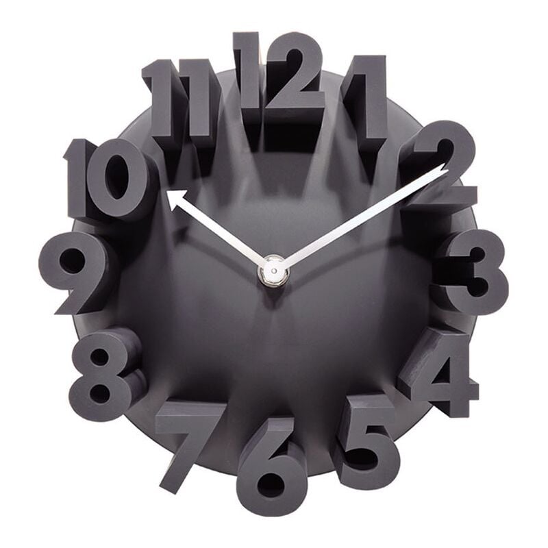 foto del prodotto orologio da parete in legno da 10 pollici, orologio da parete silenzioso, orologio da parete silenzioso moderno, orologio da parete rotondo facile da