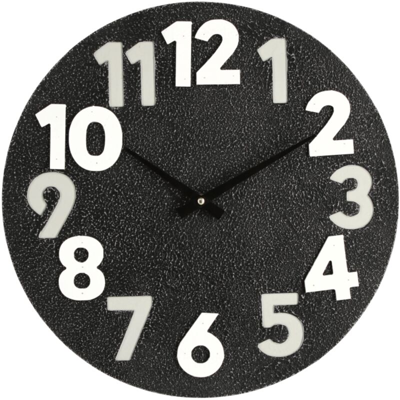 foto del prodotto orologio da parete in mdf a batteria timing 40x4,5 h cm tortora